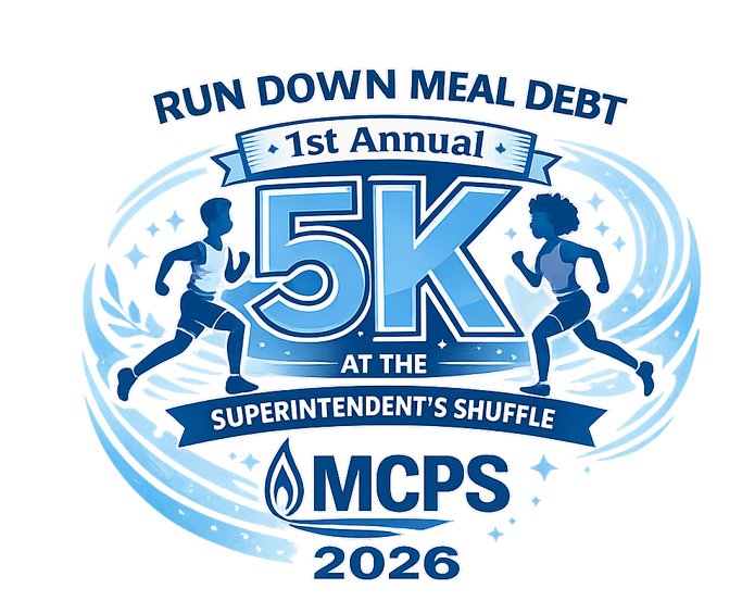 2026 Superintedent's 5K logo in blue